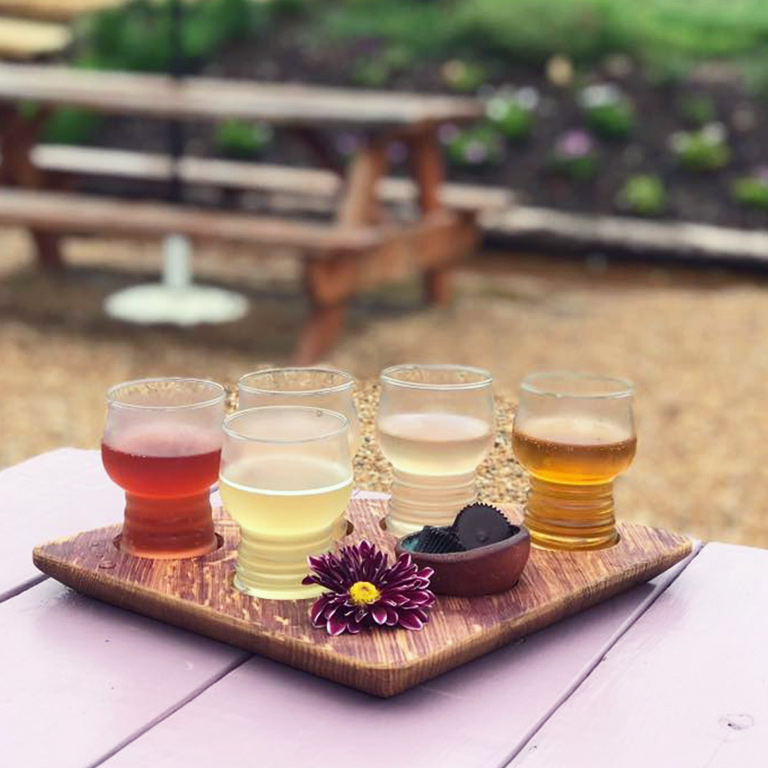Flights and bites, every Friday at the farm from 5-8 pm. Flights available in Scott’s Addition starting June 30, 2018.
