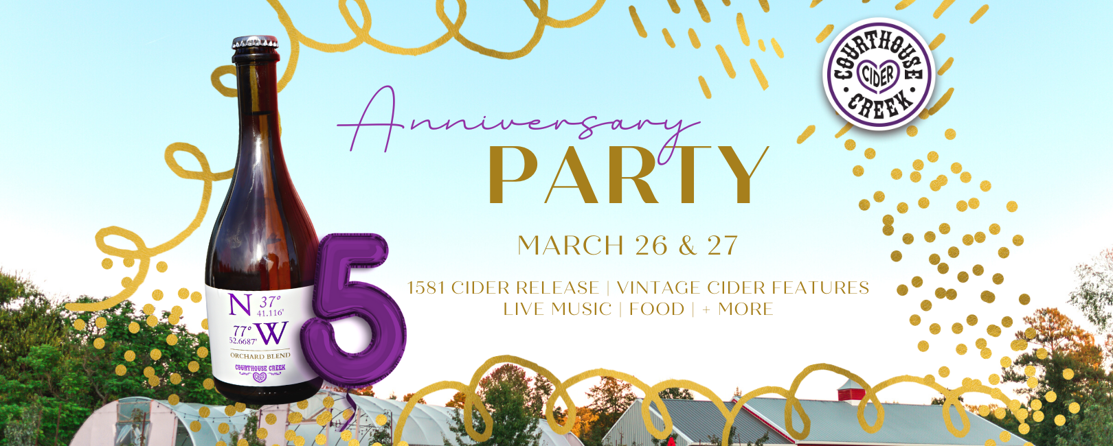 Anniversary Party Event Cover (1620 × 650 px)
